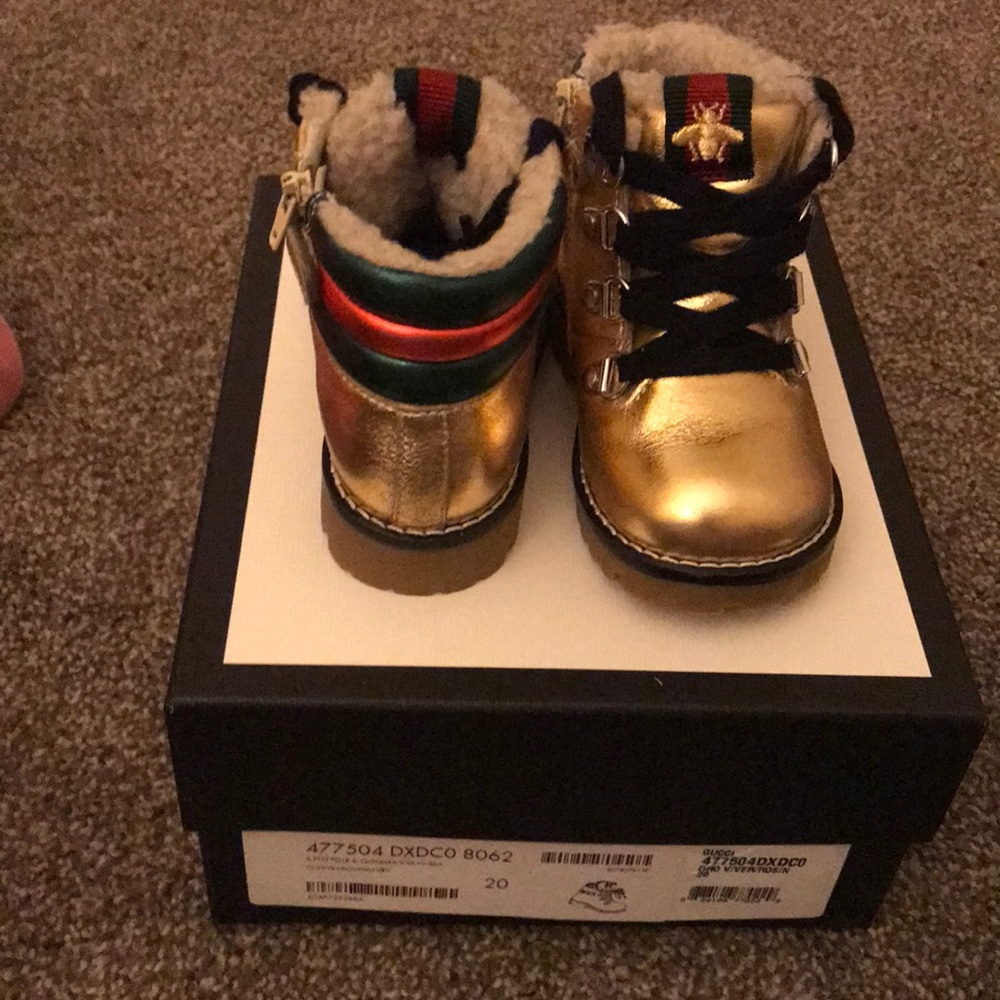 Toddler Gucci boots size 20 (4C United States)